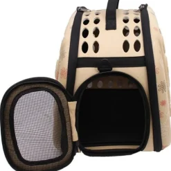 DOWNYPAWS - Sac pour chat-sac de transport pliable pour chat et chien-gris-42*33*28.5cm