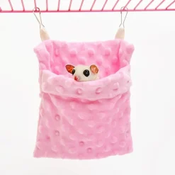 DOWNYPAWS - Sacs de couchage pour petits animaux-sac de couchage chaud rose double face