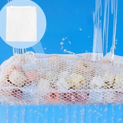 DOWNYPAWS - Sacs filtrants réutilisables pour aquarium - 5x mailles fines