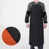 DOWNYPAWS - Tablier de travail extra-long en pvc imperméable et résistant à l'huile pour adulte-xl