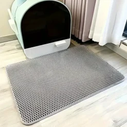 DOWNYPAWS - Tapis anti-éclaboussures et anti-taches pour litière pour chat 30*45cm