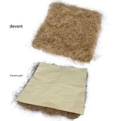 DOWNYPAWS - Tapis de nid pour poules, en fibres de noix de coco, chauffant 5 pièces