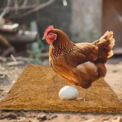 DOWNYPAWS - Tapis en fibre de noix de coco pour nid d'oiseau et animal de compagnie 60*60cm 2 pièces