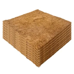 DOWNYPAWS - Tapis en fibre de noix de coco pour nid d'oiseau et animal de compagnie épaisseur 1cm 40*40cm 5 pièces