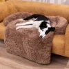 DOWNYPAWS - Tapis pour lit de chien en peluche, universel pour toutes saisons kaki 115*95*15cm