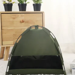 DOWNYPAWS - Tente fraîche d'été pliable pour animaux de compagnie: nid d'activité pour chats et chiens