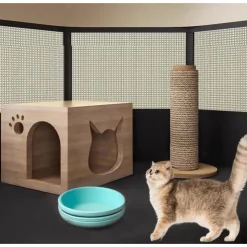 DOWNYPAWS - Tente pour chat et chien salle d'accouchement