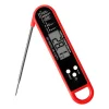 DOWNYPAWS - Thermomètre alimentaire multi-angle pliable rouge (-50 - 300鈩