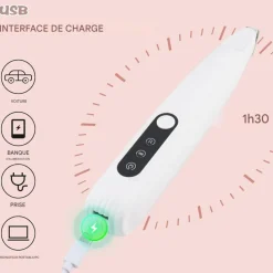 DOWNYPAWS - Tondeuse pattes chien chat avec affichage led