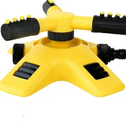 DOWNYPAWS - Tête d'arrosage automatique rotative à 360 degrés pour pépinière: arroseur à trois branches dispositif d'arrosage tandem