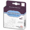 DRAEGER - 217 carrés mousse 3d adhésifs blanc