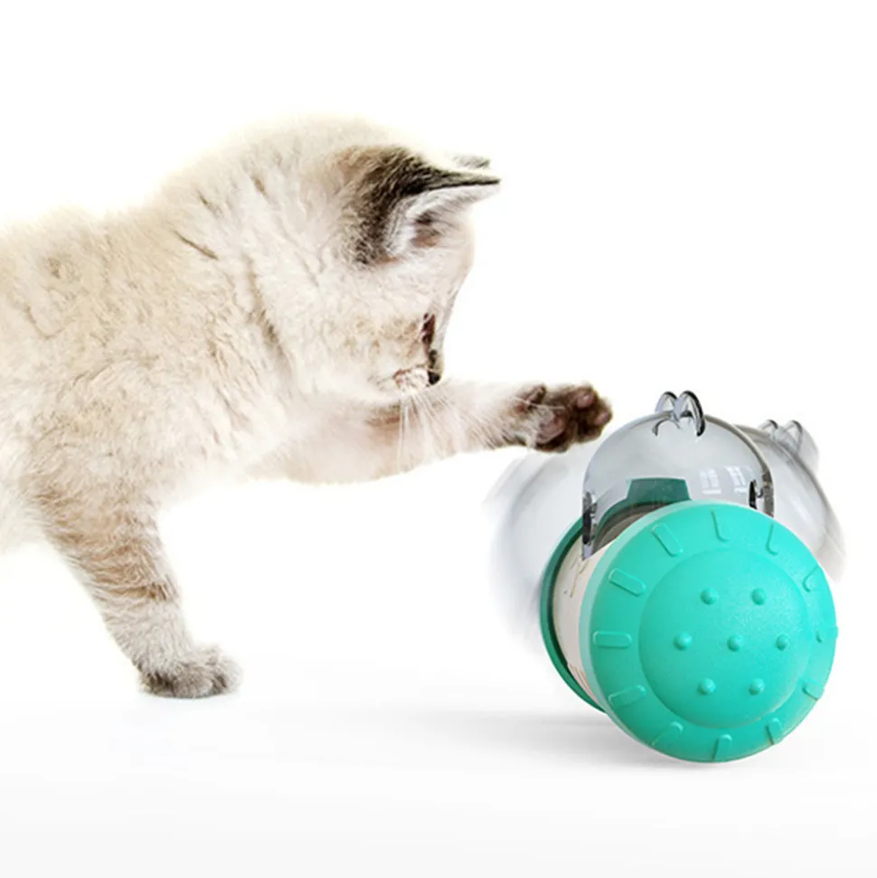 DTOPBUYAGE - Boule de nourriture pour chat et chien dtopbuyage qui fuit