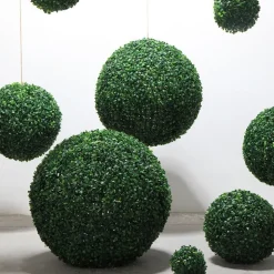 DTOPBUYAGE - Boule de plante artificielle de milan pour la décoration du plafond 13cm 2pcs dtopbuyage