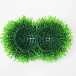 DTOPBUYAGE - Boule de plante artificielle de milan pour la décoration du plafond 23cm 2pcs dtopbuyage