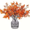 DTOPBUYAGE - Bouquet de fleurs simulées d'étoiles 10 bâtons rouges dtopbuyage