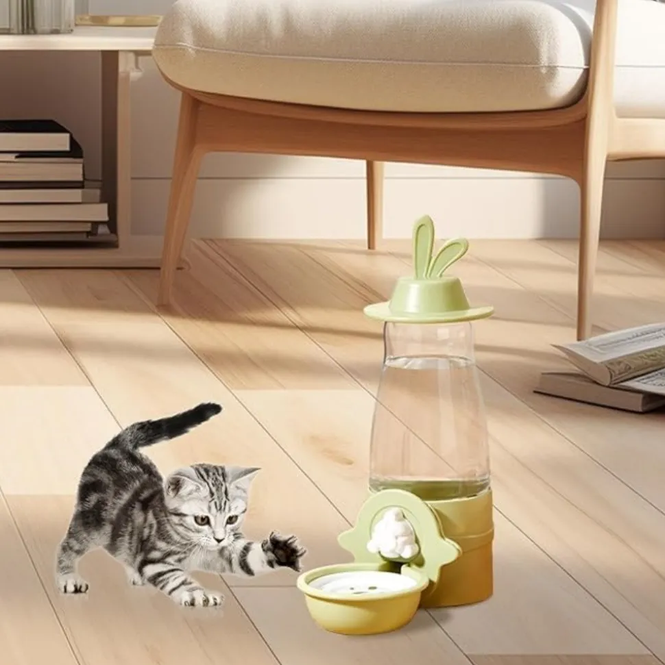 DTOPBUYAGE - Distributeur eau lapin 600ml pet