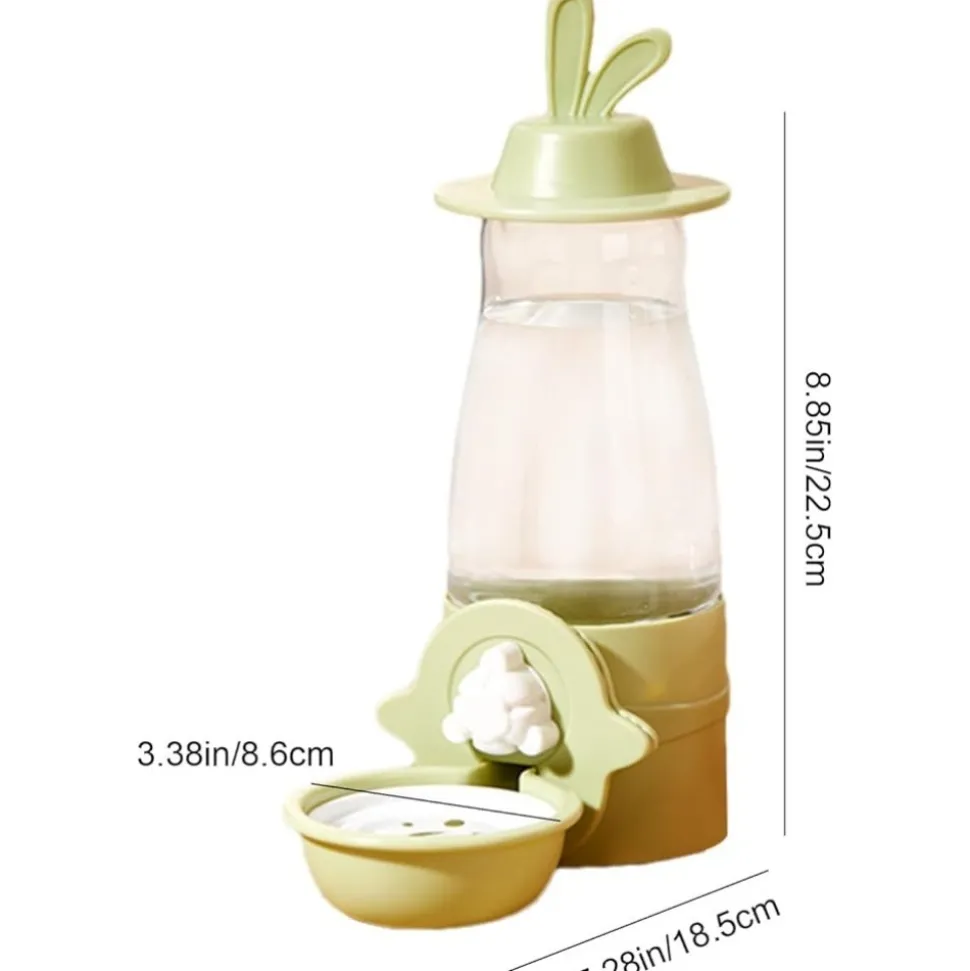 DTOPBUYAGE - Distributeur eau lapin 600ml pet