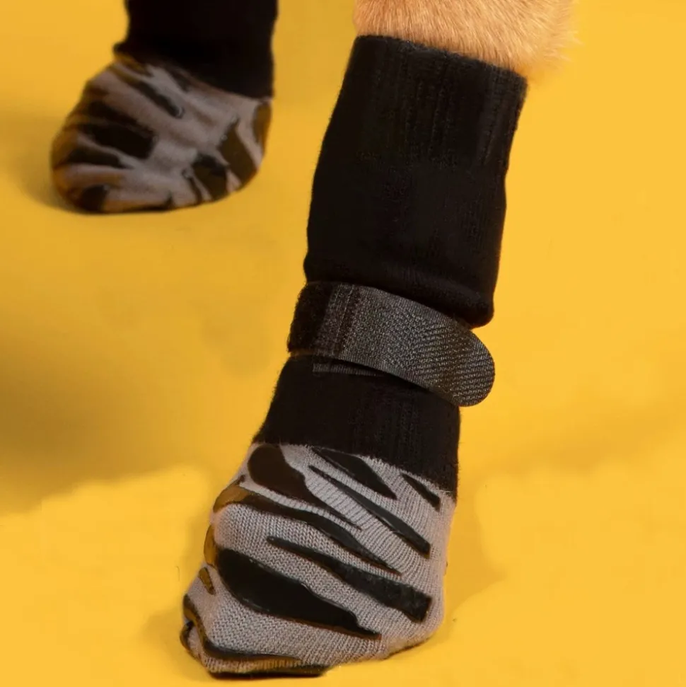 DTOPBUYAGE - Dtopbuyage chaussettes anti - dérapantes pour chiens et chats