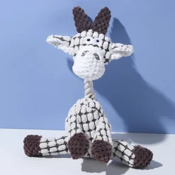 DTOPBUYAGE - Dtopbuyage jouet à mâcher en peluche d'âne pour chien