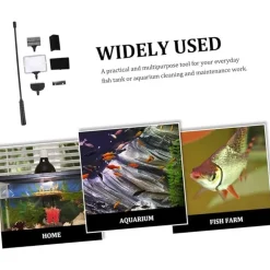 DTOPBUYAGE - Ensemble outils nettoyage aquarium polyvalent