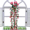 DTOPBUYAGE - Fleurs artificielles - tiges, paniers mural et fleurs pour décoration - dtopbuyage