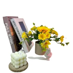 DTOPBUYAGE - Fleurs artificielles de tournesol et de marguerite - décoration pour salon et chambre - dtopbuyage