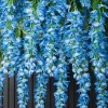 DTOPBUYAGE - Fleurs artificielles de glycine et de cassia fistula pour décoration du plafond bleu*2 pièces dtopbuyage