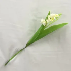 DTOPBUYAGE - Fleurs de muguet artificielles - 5 branches pour bouquet - blanc dtopbuyage