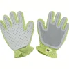 DTOPBUYAGE - Gant de toilettage 2 en 1 pour chiens et chats