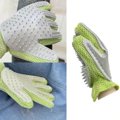 DTOPBUYAGE - Gant de toilettage 2 en 1 pour chiens et chats