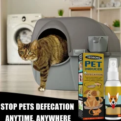 DTOPBUYAGE - Inducteur de localisation de la défécation pour chats et chiens, 30 ml - dtopbuyage