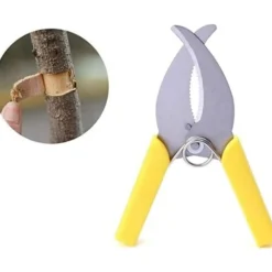 DTOPBUYAGE - Jardin pelle sécateurs acier inoxydable anneau coupe uptoda