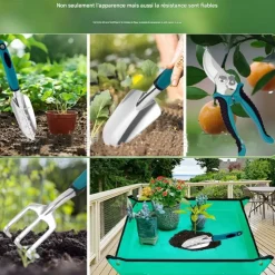 DTOPBUYAGE - Kit d'outils de jardinage 7 - pièces dtopbuyage