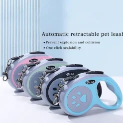 DTOPBUYAGE - Laisse rétractable 5 m pour chiens petit moyen taille vert