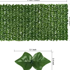 DTOPBUYAGE - Lierre artificiel pour décoration extérieure feuilles de pothos dtopbuyage