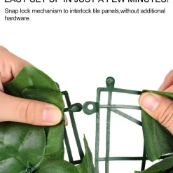 DTOPBUYAGE - Lierre artificiel pour décoration extérieure feuilles de pommier dtopbuyage