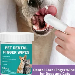 DTOPBUYAGE - Lingettes nettoyantes pour chien et chat