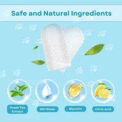 DTOPBUYAGE - Lingettes nettoyantes pour les oreilles de chien et chat