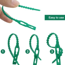 DTOPBUYAGE - Lot de 50 attaches réglables pour plantes 13cm*50 dtopbuyage