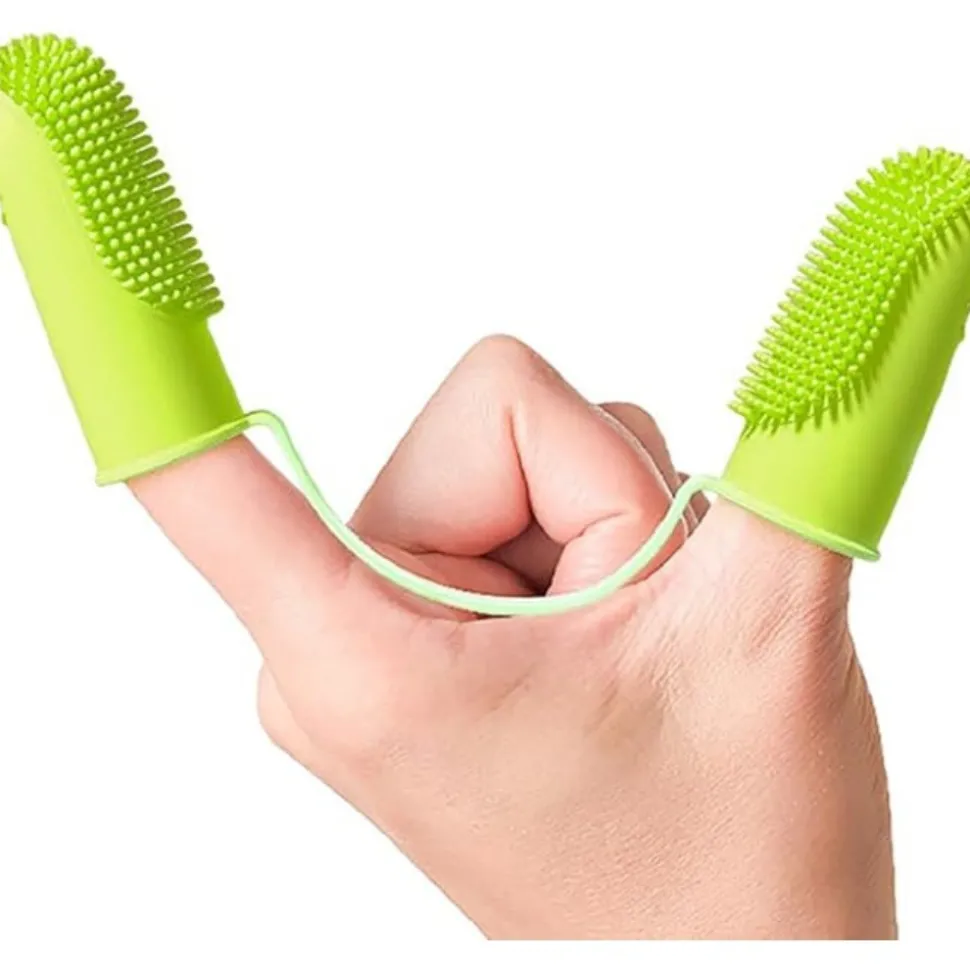 DTOPBUYAGE - Lot de 10 brosse à dents pour chien et chat dtopbuyage