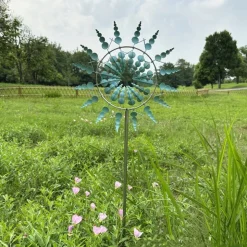 DTOPBUYAGE - Moulinets de décoration pour jardin bleu ciel dtopbuyage