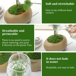DTOPBUYAGE - Mousse artificielle de 30g*2 pour décoration de jardin dtopbuyage