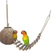 DTOPBUYAGE - Nid et jouet pour oiseaux et hamsters avec échelle