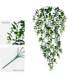 DTOPBUYAGE - Plantes artificielles - tiges de fougères et de feuilles persanes pour mur type c - dtopbuyage