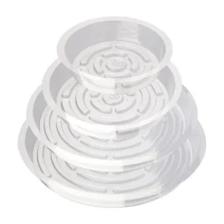 DTOPBUYAGE - Plateaux de soutènement pour pots de plantes transparents 20cm10pcs dtopbuyage