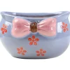 DTOPBUYAGE - Pot céramique coloré 12x10x7cm fleurs