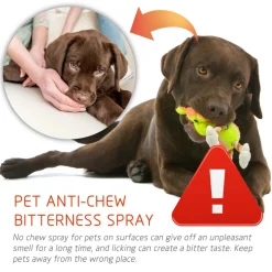 DTOPBUYAGE - Spray anti - mastication pour animaux de compagnie, 120 ml - dtopbuyage
