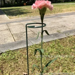 DTOPBUYAGE - Supports pour fleurs en fer forgé 35cm, 10 pièces dtopbuyage