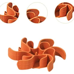 DTOPBUYAGE - Tapis de léchage pour animaux avec mangeoire en spirale