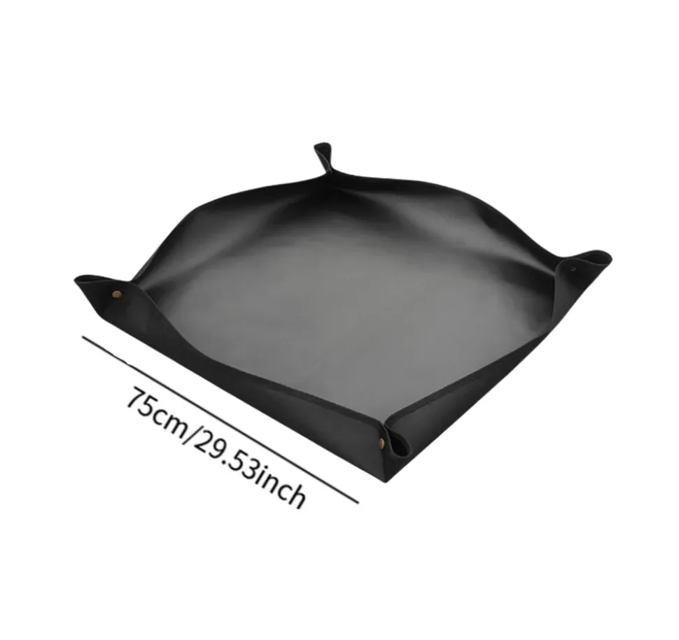 DTOPBUYAGE - Tapis de rempotage pour le jardinage noir, 75cmx75cm dtopbuyage